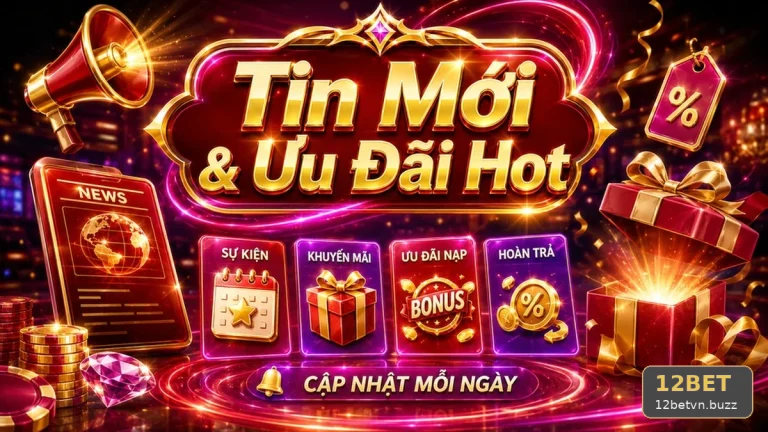 Khuyến Mãi 12BET: Đọc Kỹ Điều Kiện Doanh Thu Trước Khi Nhận Ưu Đãi, Đọc Chi Tiết Giao Diện Tin Mới – Góc Kiểm Chứng Theo Tên Miền 12betvn.buzz