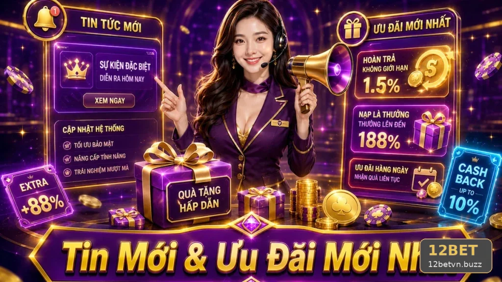 Đối Chiếu Dữ Liệu Khuyến Mãi 12BET Tại 12betvn.buzz: Nhận Diện Thông Báo Giả Mạo Và Kênh Hỗ Trợ Chính Thức Qua Góc Kiểm Chứng Theo Tên Miền